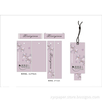 Garment Hang Tag Paper Label for Fashion